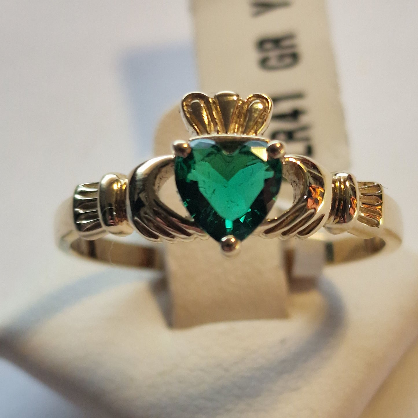 CLR41GR - RING GREEN CLADD CLA