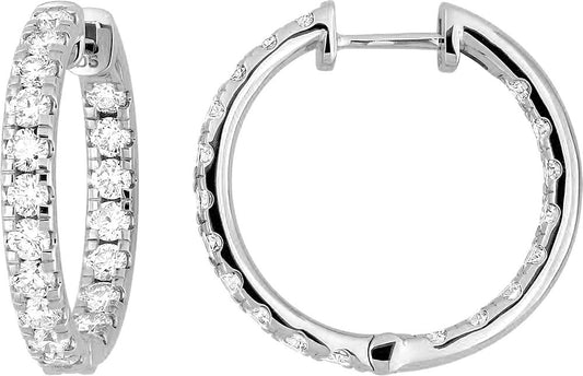 DS2027.21 - Earrings - 18CT WHITE GOLD