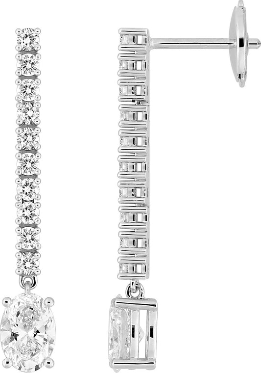 DS2030.21 - Earrings - 18CT WHITE GOLD