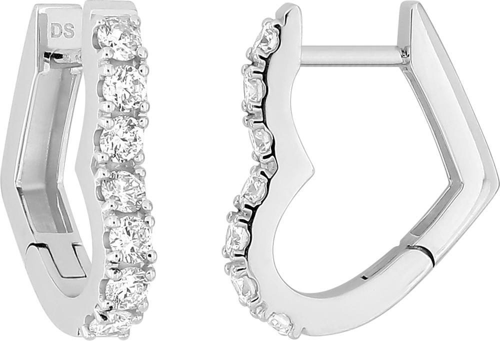 DS2044.21 - Earrings - 18CT WHITE GOLD