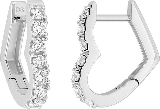DS2044.21 - Earrings - 18CT WHITE GOLD