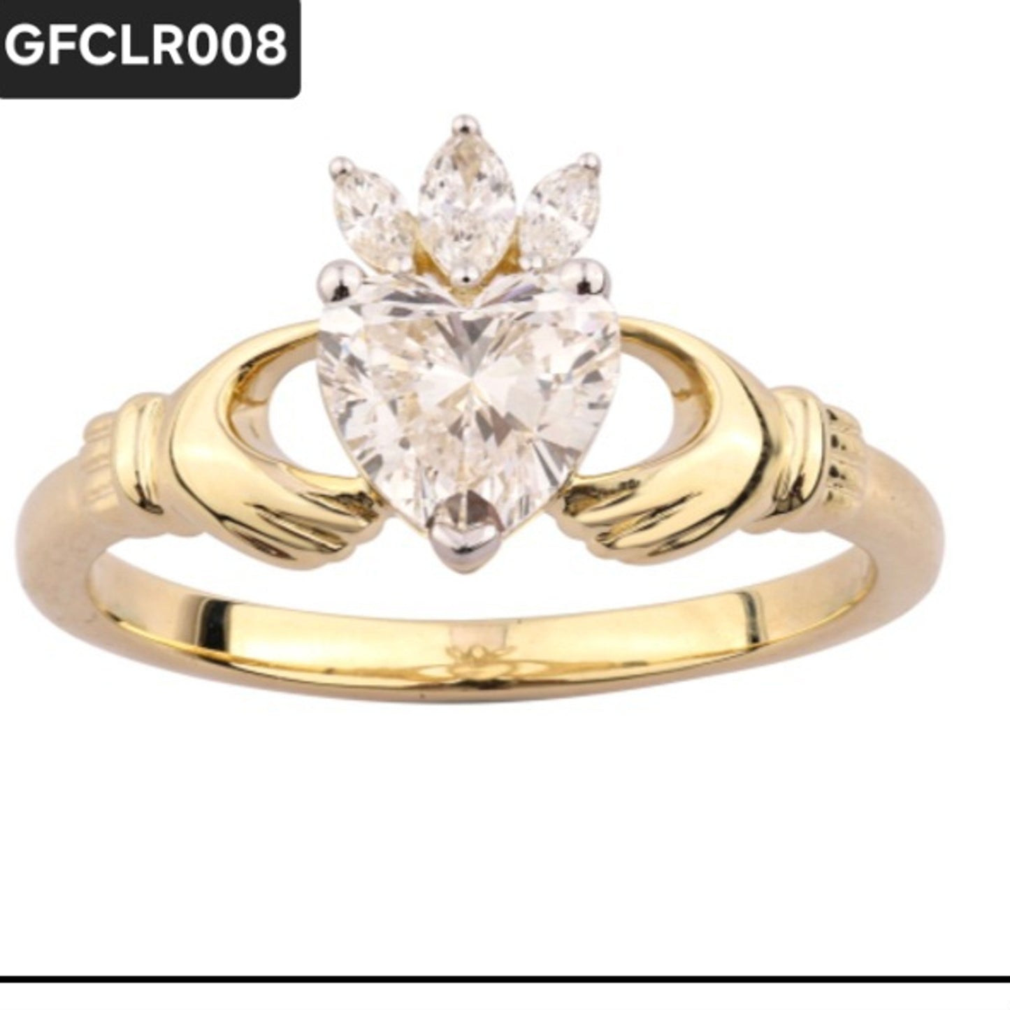 GFCLR008CZ - RING CZ CLADD CLA