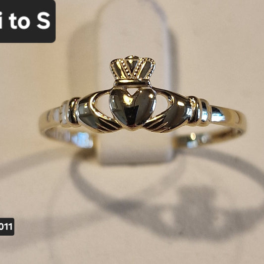 GFCLR011 - RING CLADDAGH GF