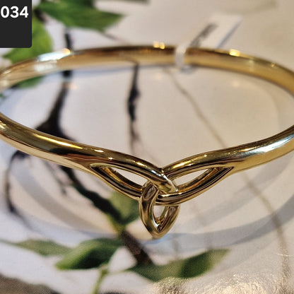 GFCBR005 - BRACELET BANGLE TRINITY HINGED