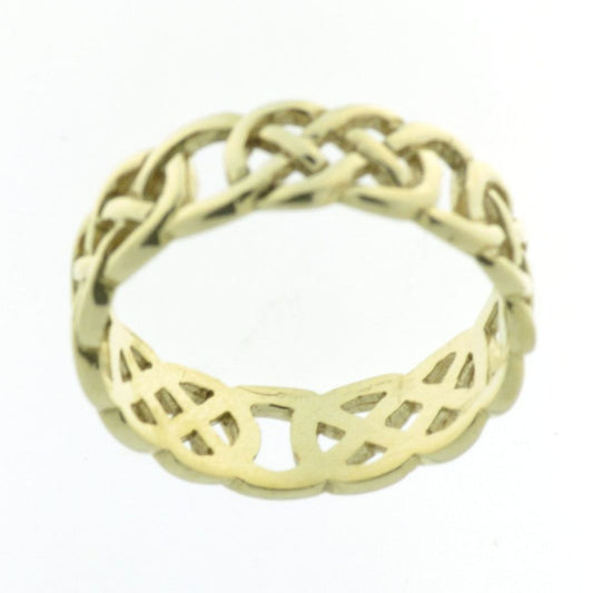 KS1805 - RING CELTIC  - 9CT YELLOW GOLD