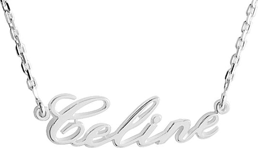 PRENOM1R - Necklaces - SILVER