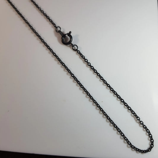 S1099 - CHAIN TRACE BLACK BASE METAL -
