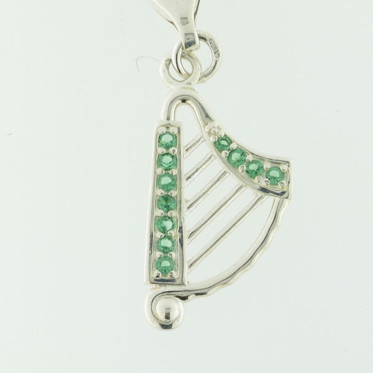 SCH03 - CHARMGR PEND GREEN HARP