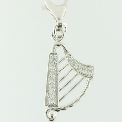 SCH04 - CHARM CZ PEND CZ HARP