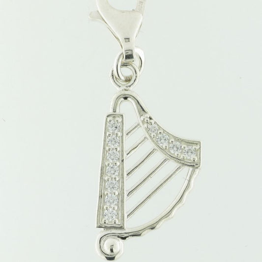 SCH04 - CHARM CZ PEND CZ HARP