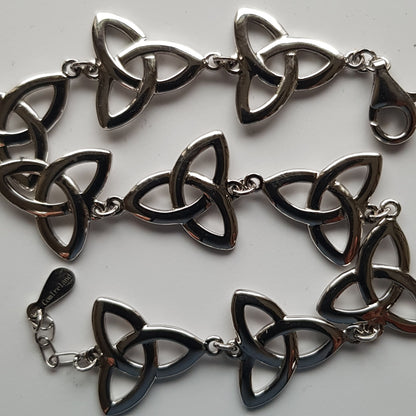 SCBR020 - BRACELET LINK TRINITY PLAIN MEDIUM TRINITY