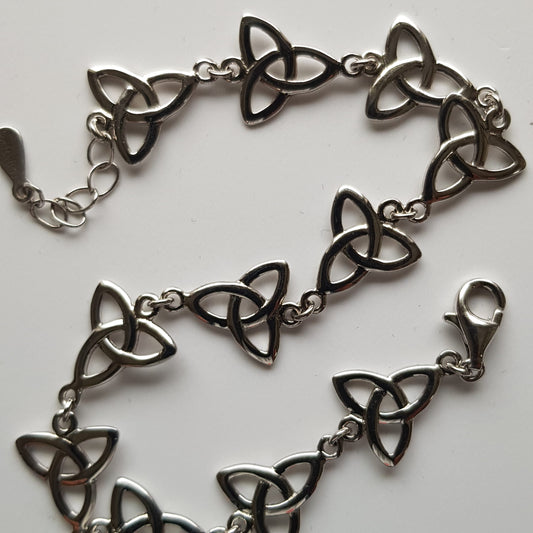 SCBR019 - RACELET LINK TRINITY PLAIN