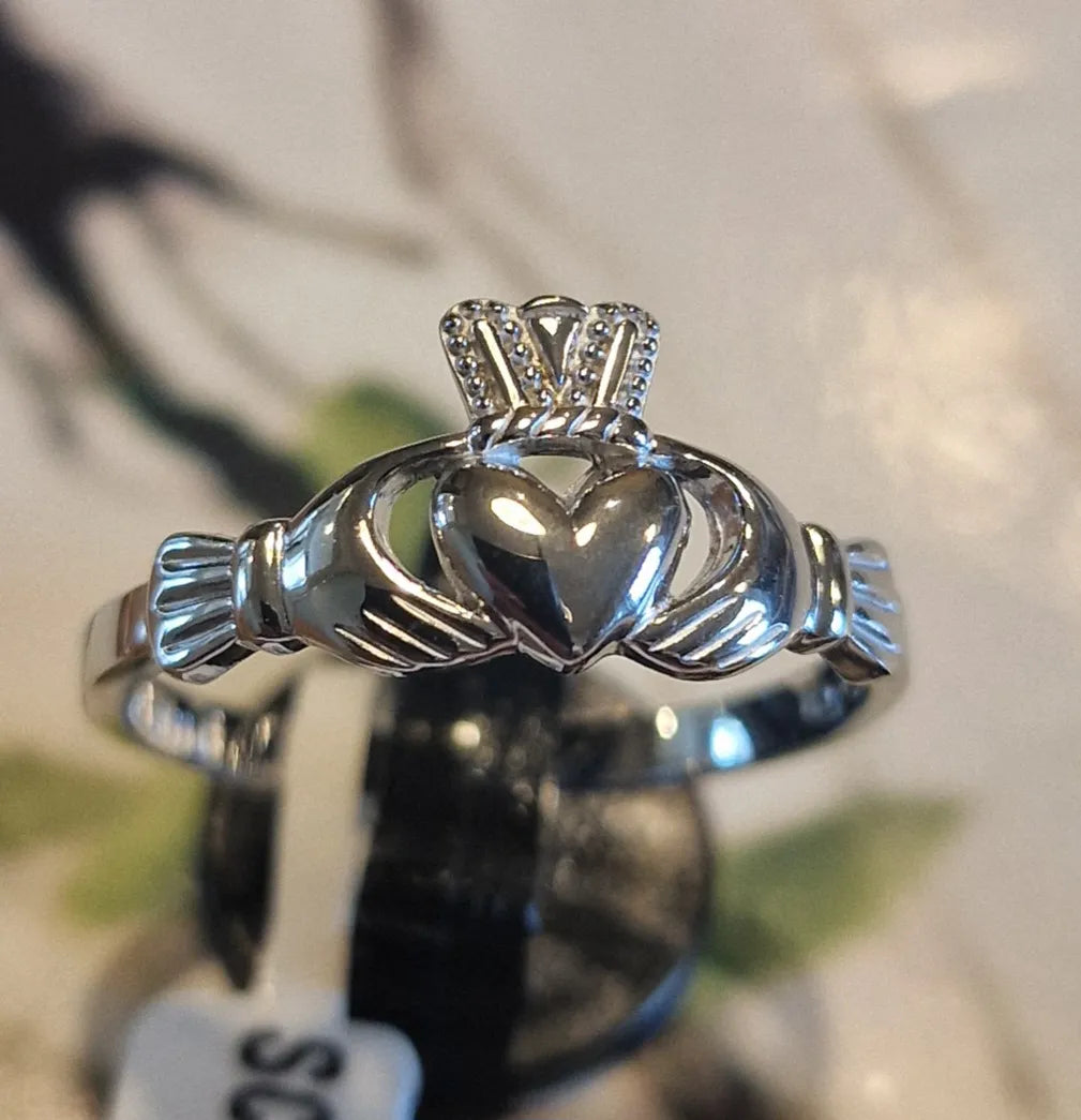 SCLR23 - RING I CLADD PLAIN RHOD
