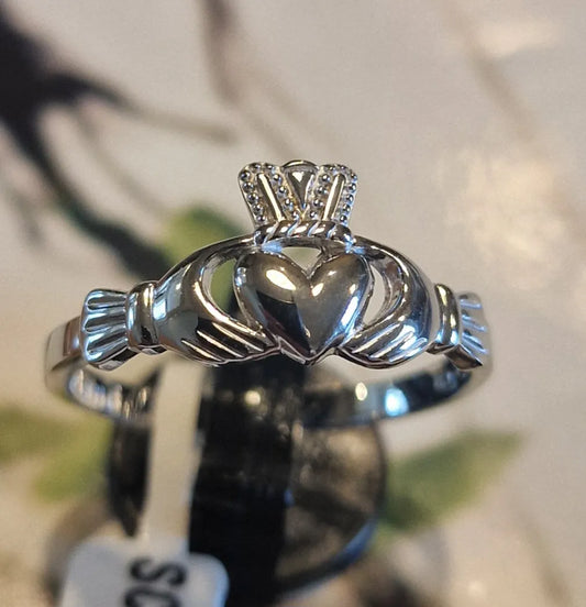 SCLR23 - RING I CLADD PLAIN RHOD