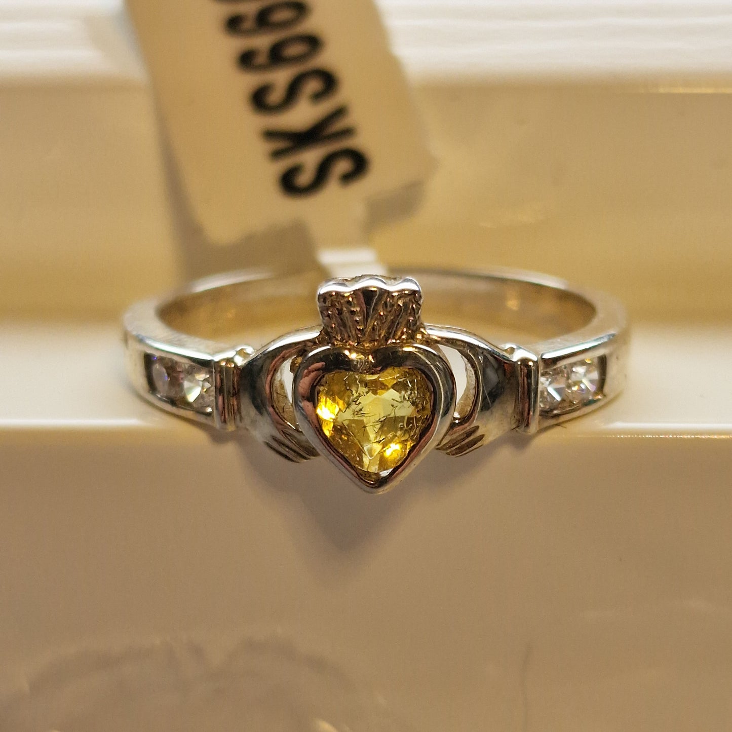 SKS6667CT - RING 11 CITRINE CLADD