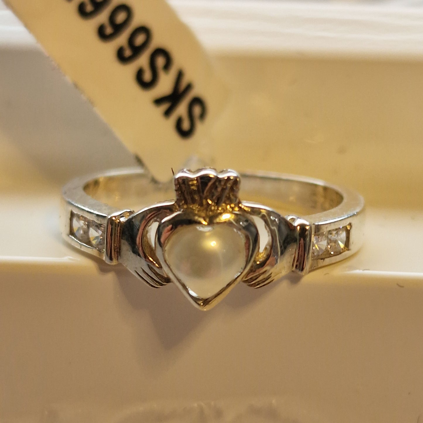 SKS6667PR - RING 06 PEARL CLADD
