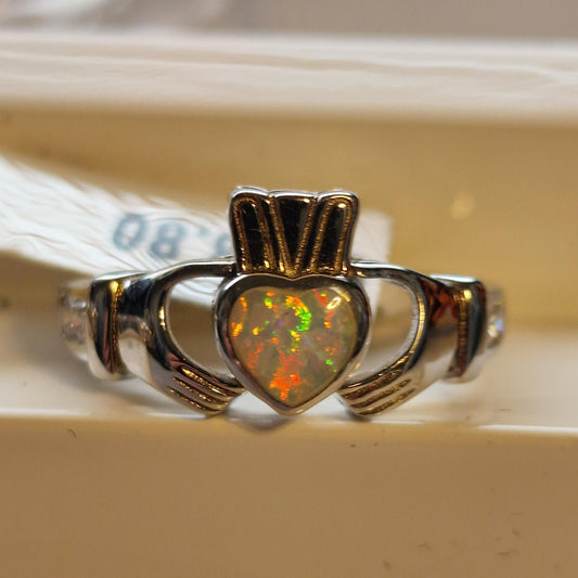 SKS6668OP - RING 10 OPAL CLADD LRG