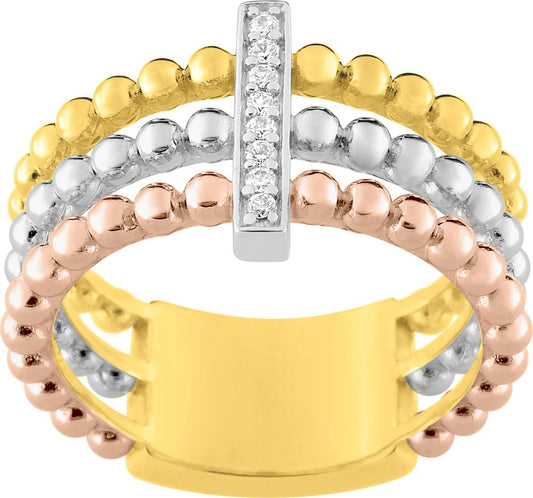 TSRL75Z - Rings - GOLD PLATED